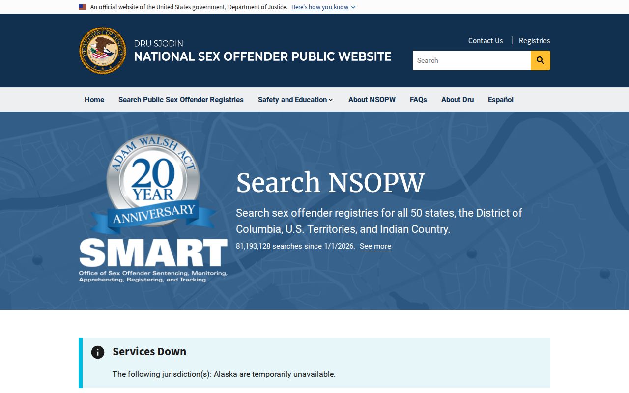 Greene County sex offender check national NSOPW search